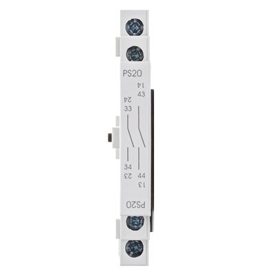 Додатковий контакт PS20 2NO для вимикачів захисту двигуна ISKRA MS25 (038901500000) 38901500000 фото